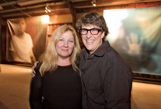 Rachel Maddow and her partner, Susan Mikula