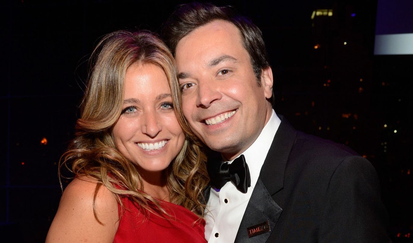 Nancy Juvonen and Jimmy Fallon 