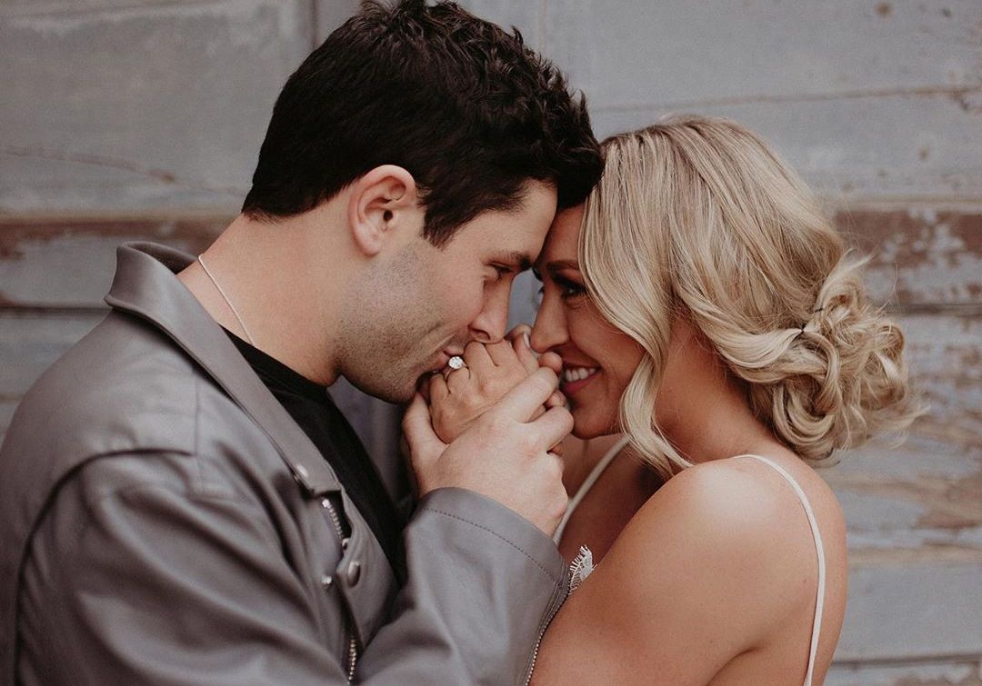 Baker Mayfield and Emily Wilkinson