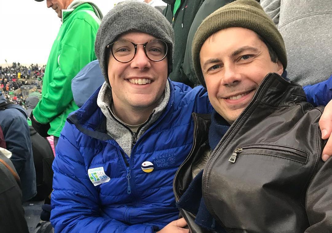 Chasten Glezman and Pete Buttigieg 