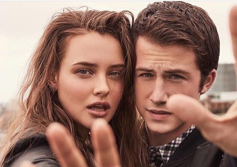 Katherine Langford and Dylan Minnette 