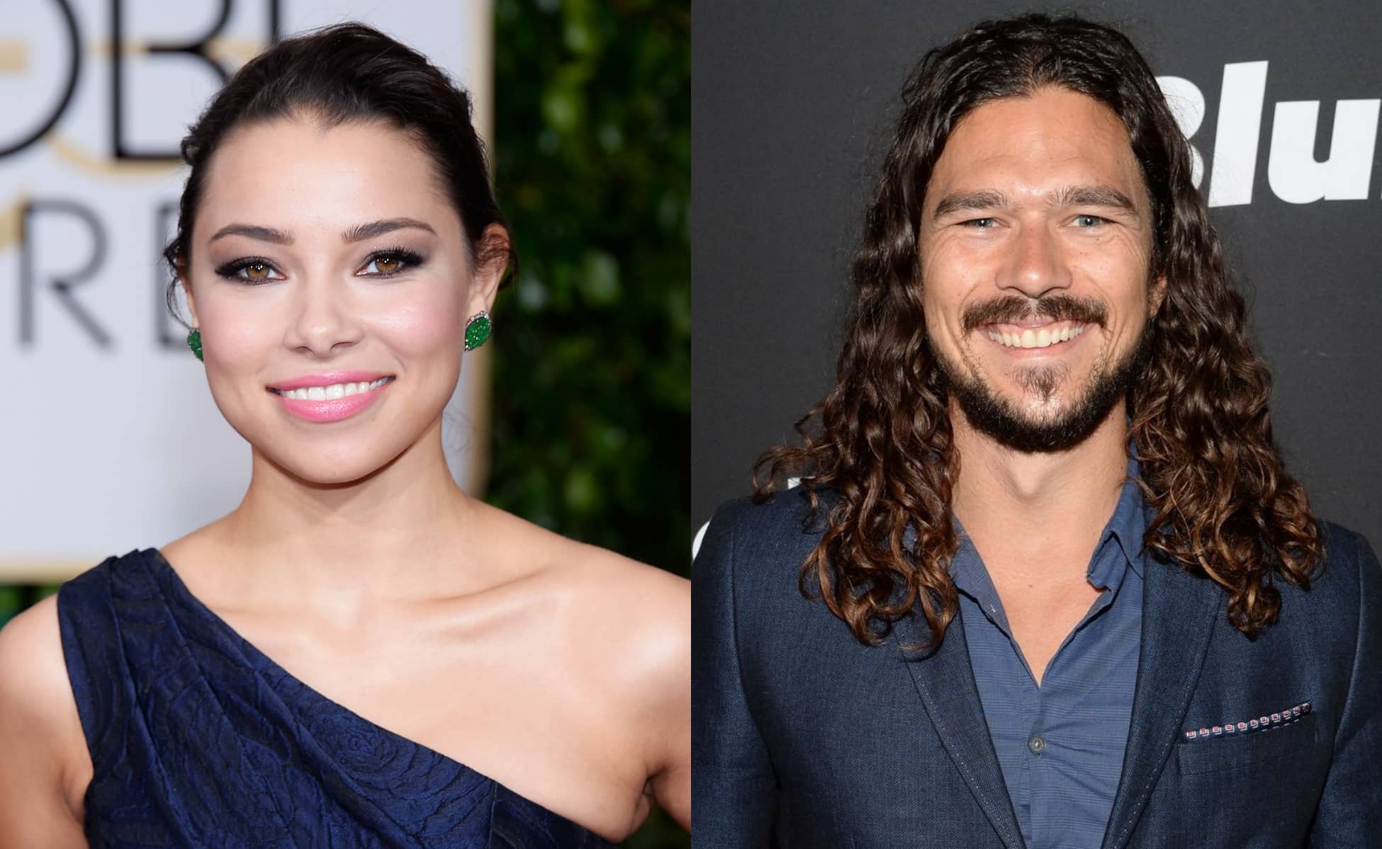 Jessica Parker Kennedy and Luke Arnold