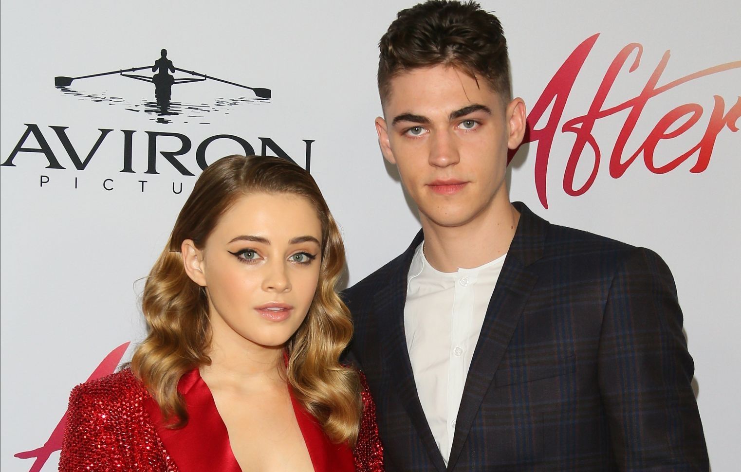 Josephine Langford and Hero Fiennes Tiffin