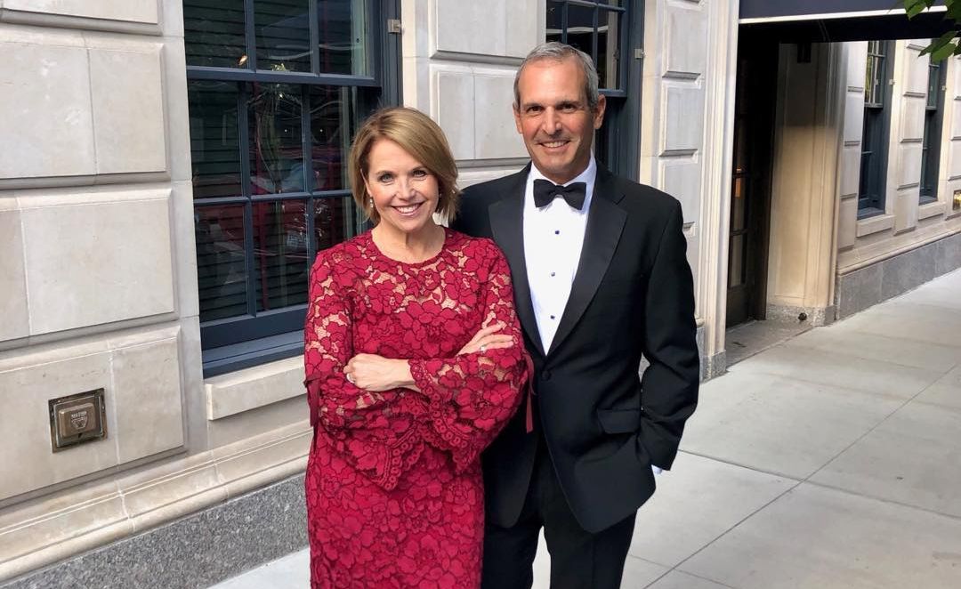 Katie Couric and John Molner