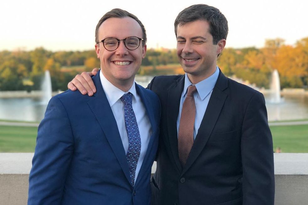 Chasten Glezman and Pete Buttigieg 