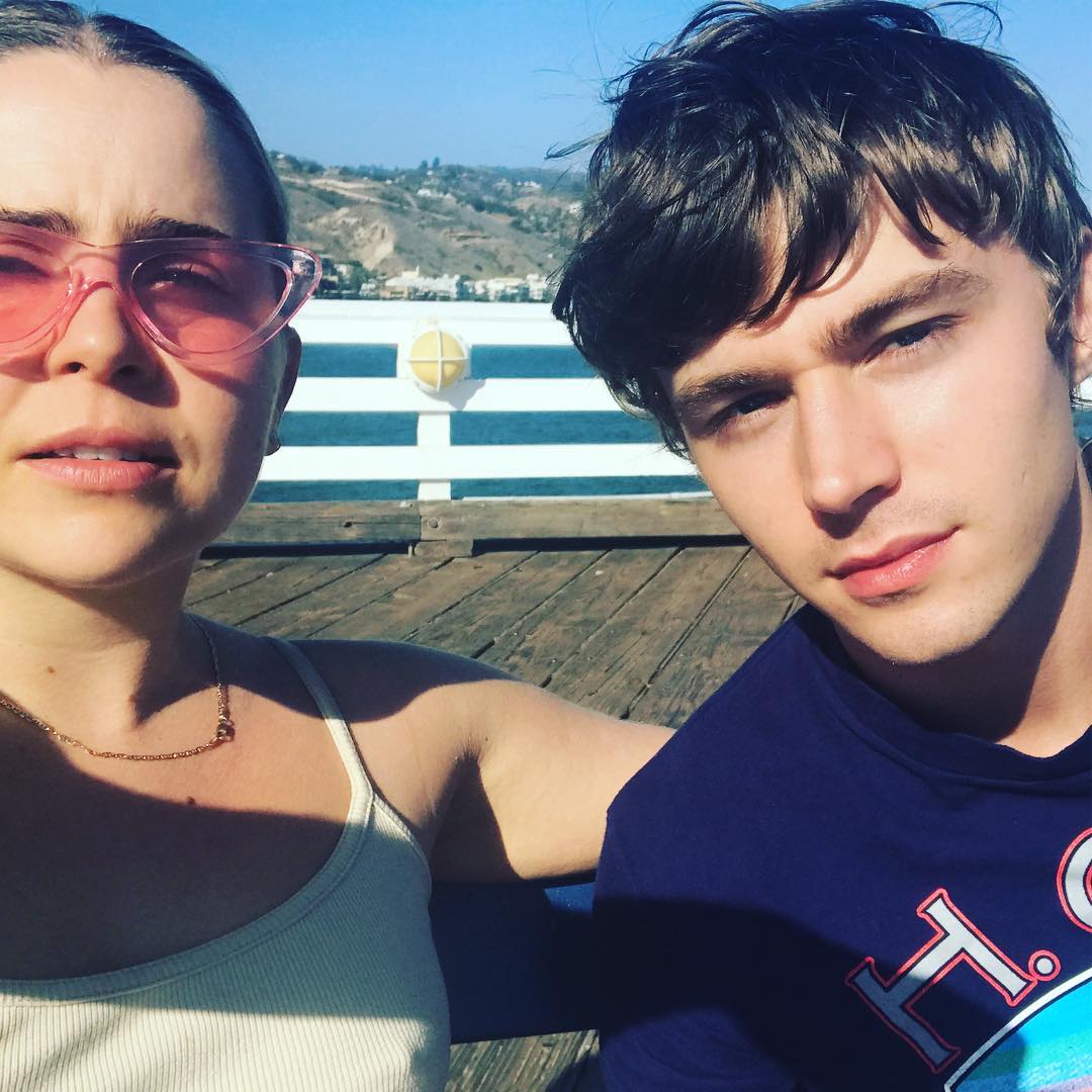 Mae Whitman and Miles Heizer