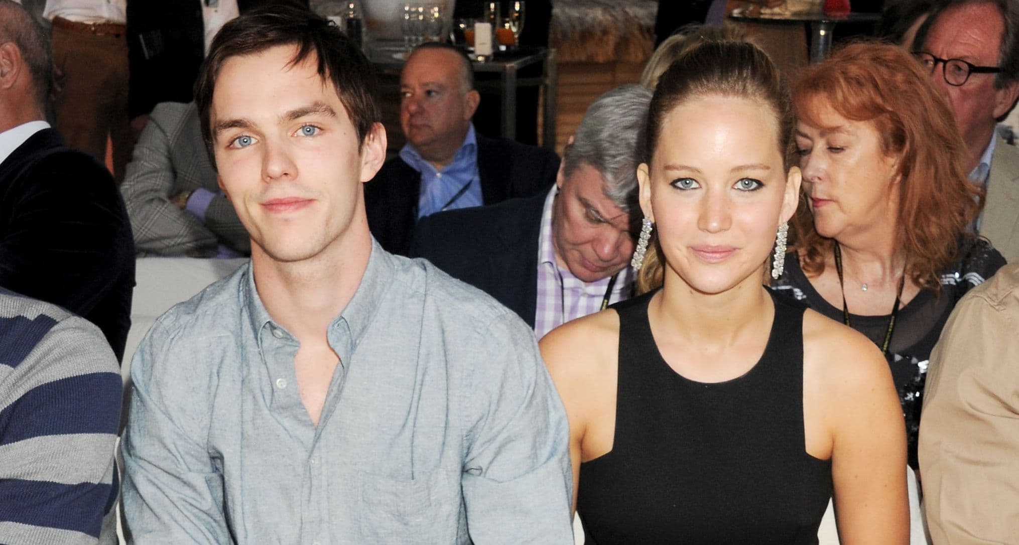 Nicholas Hoult and Jennifer Lawrence