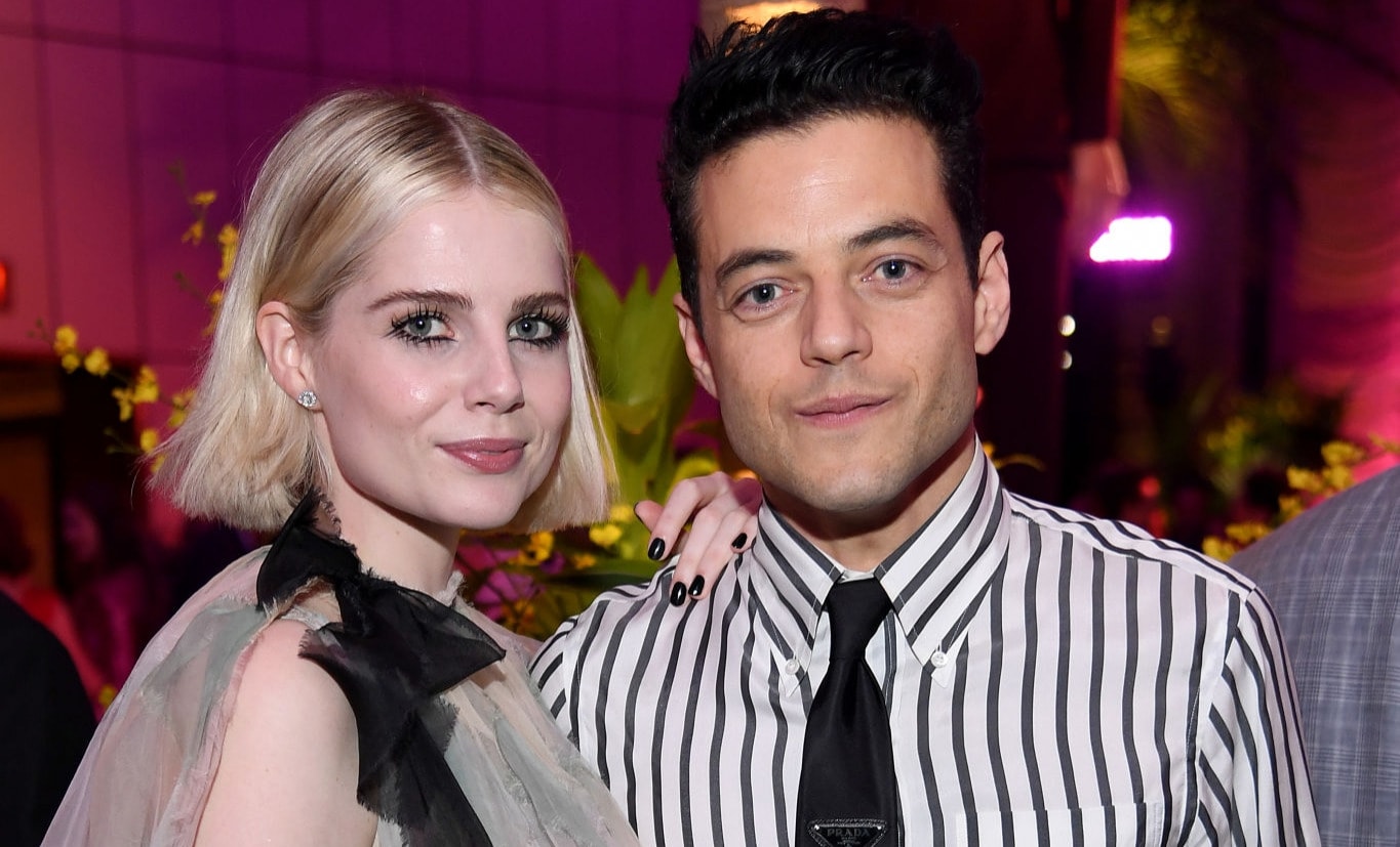 Lucy Boynton and Rami Malek