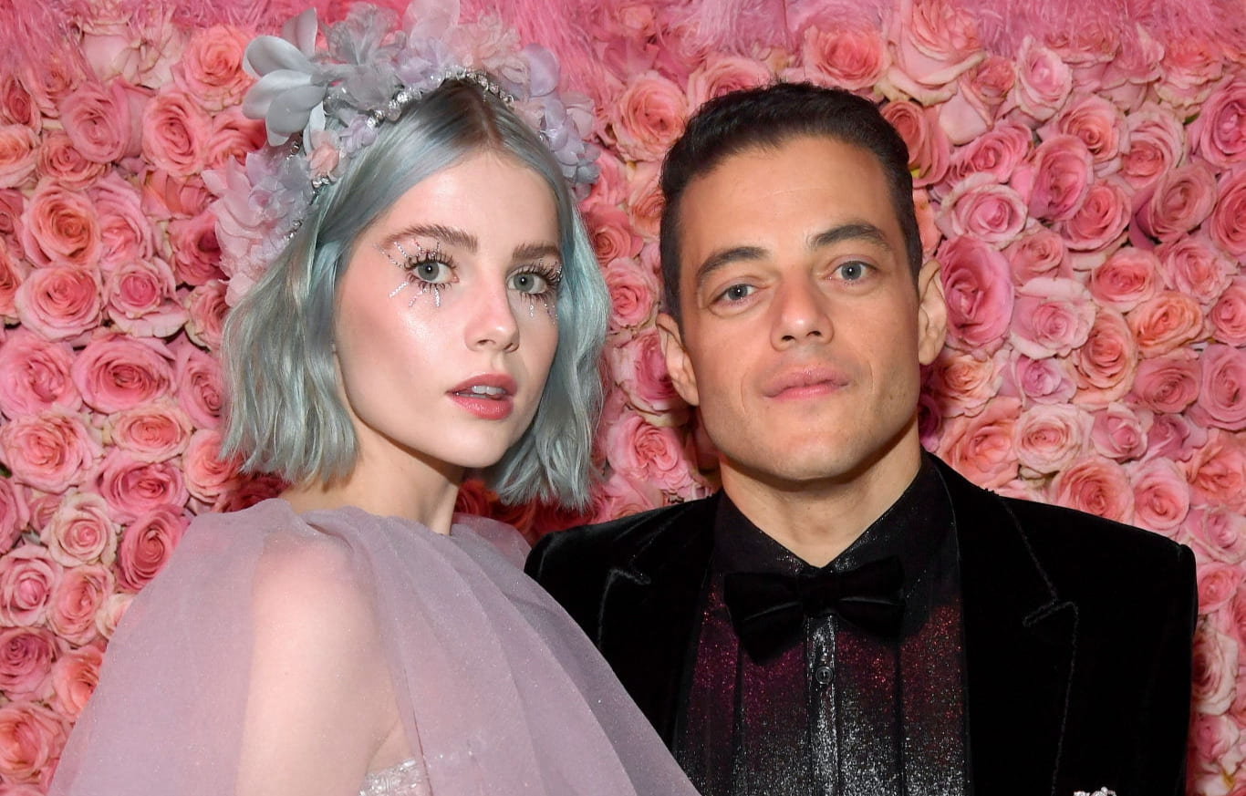 Lucy Boynton and Rami Malek