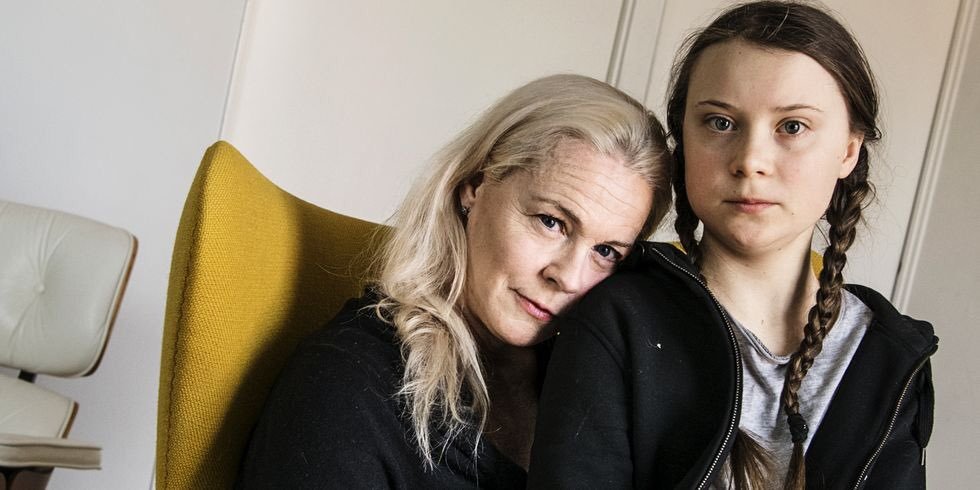 Malena Ernman and Greta Thunberg