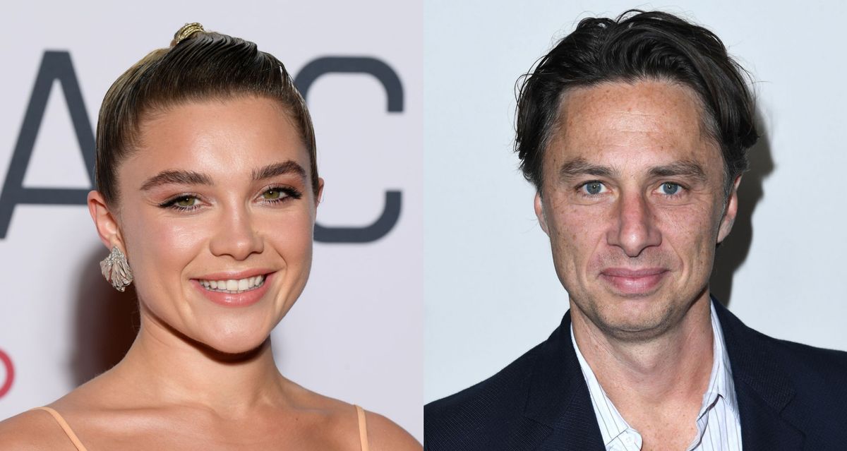 Florence Pugh and Zach Braff