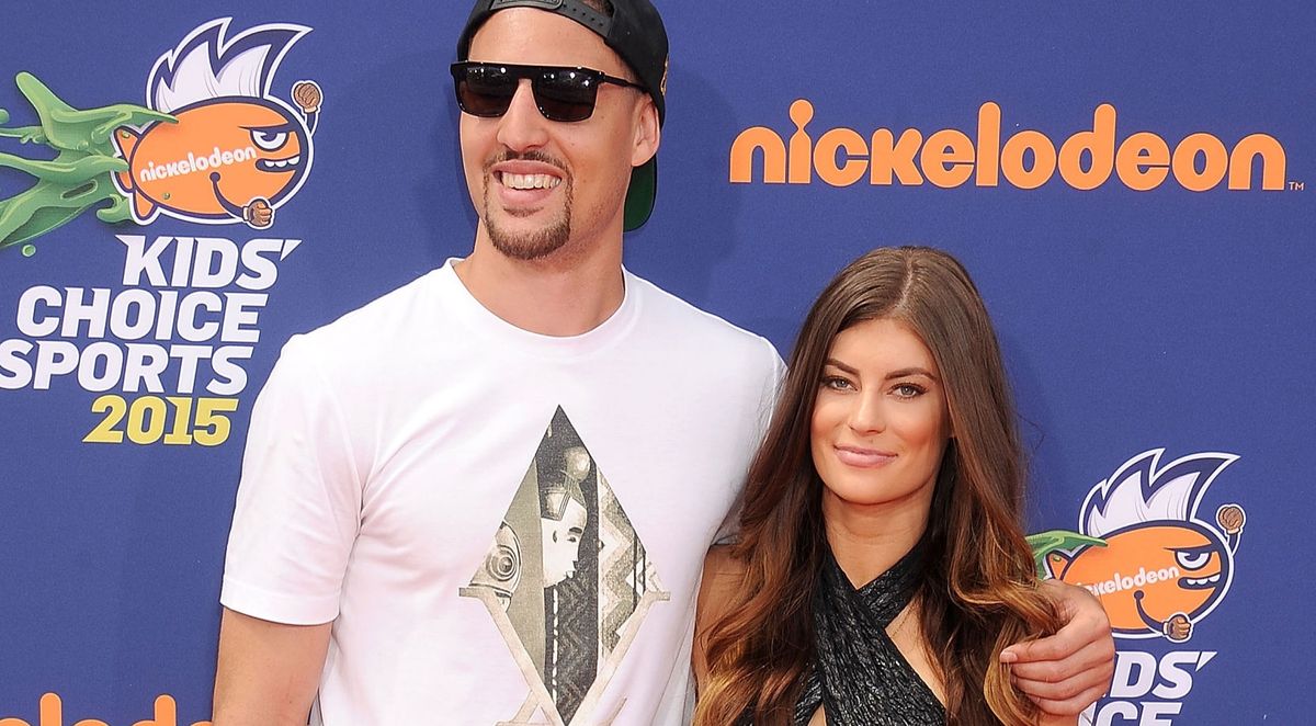 Klay Thompson and Hannah Stocking