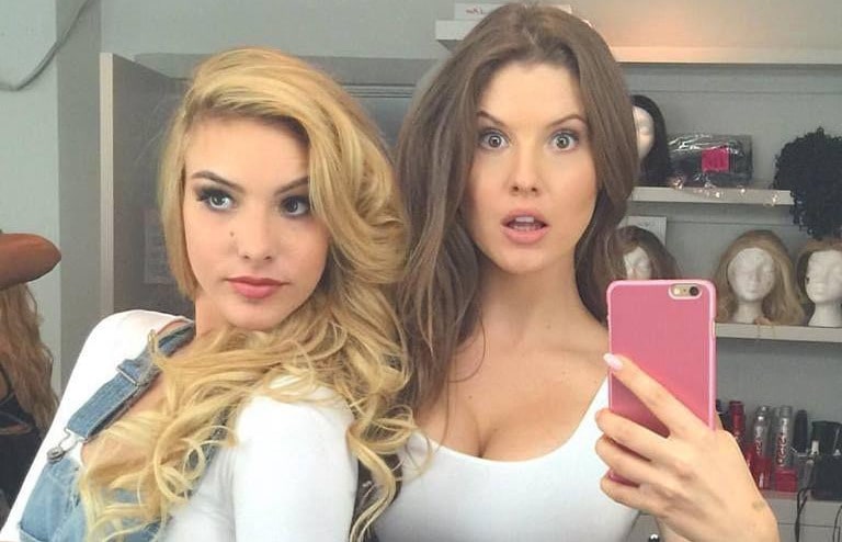 Lele Pons and Amanda Cerny