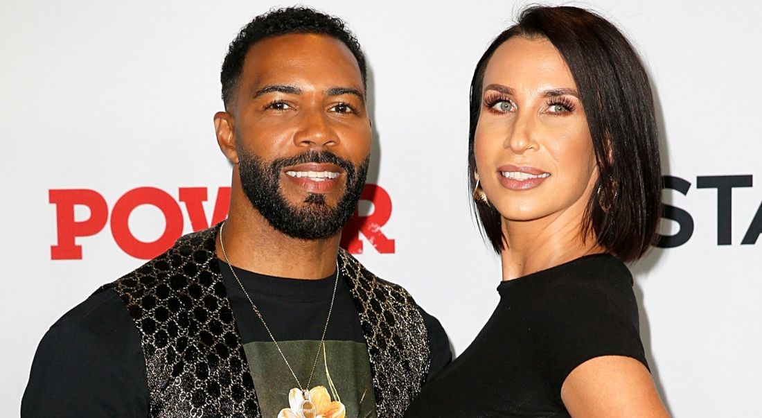 Omari Hardwick and Jennifer Pfautch. 