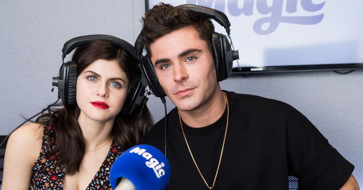 Alexandra Daddario and Zac Efron