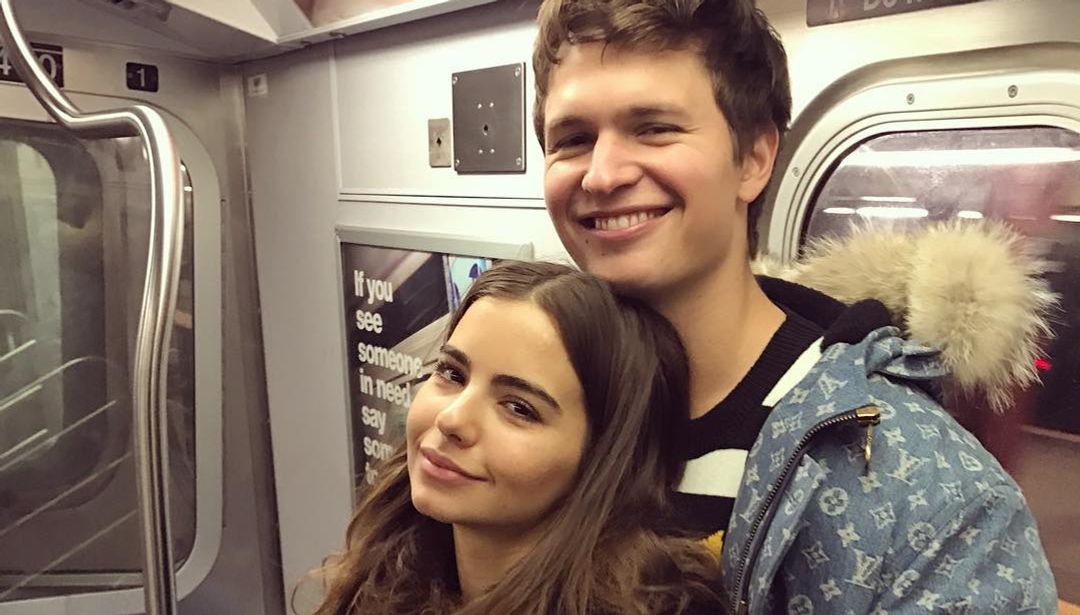 Violetta Komyshan and Ansel Elgort