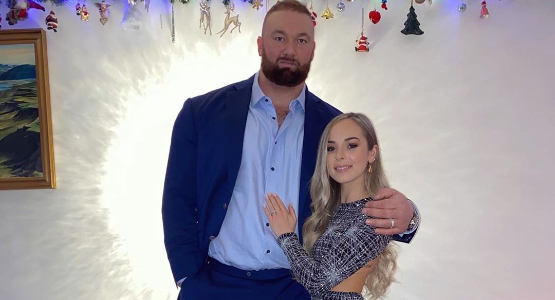 Hafthor Bjornsson and Kelsey Henson