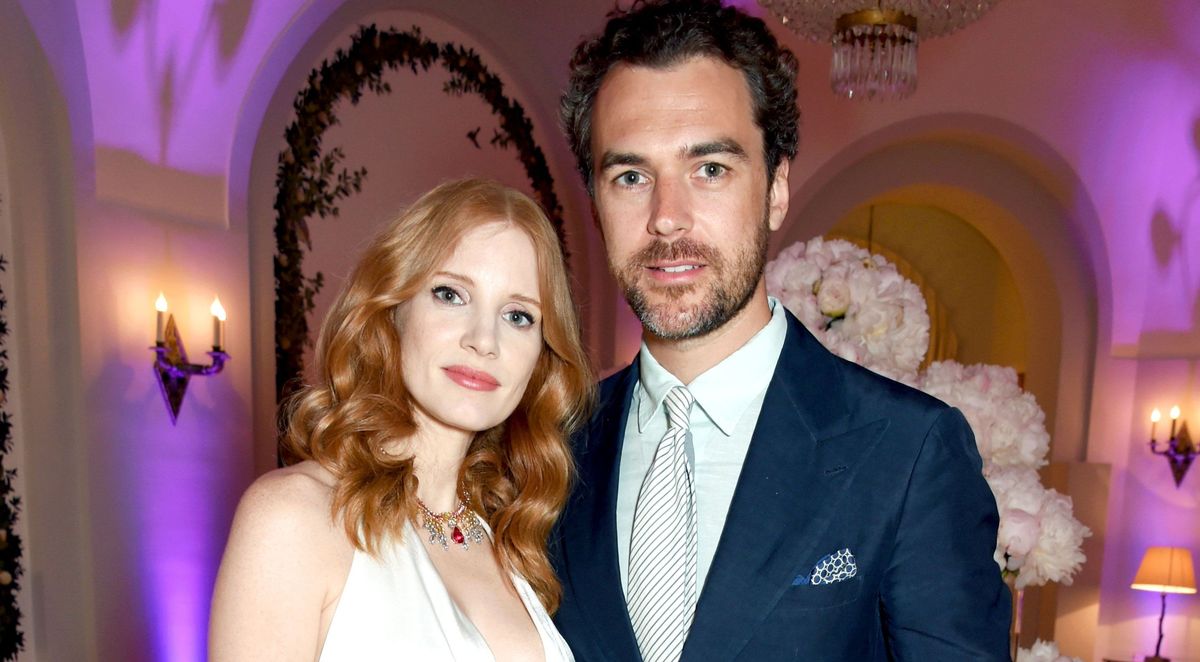 Jessica Chastain and Gian Luca Passi de Preposulo