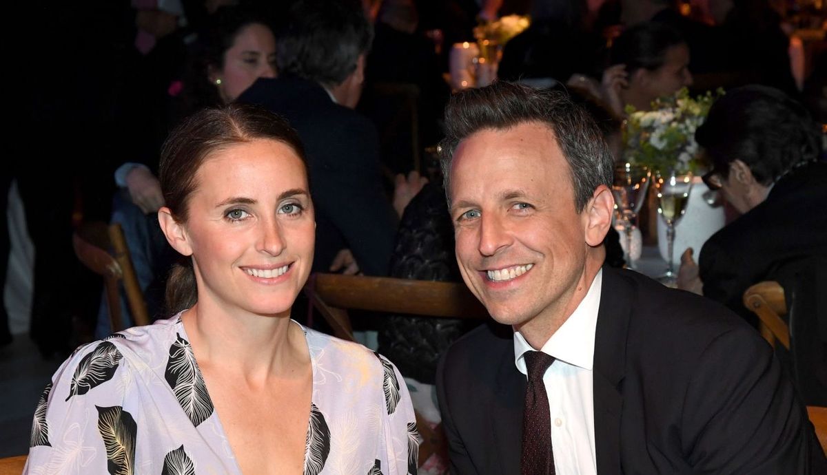 Seth Meyers and fiancÃ©e Alexi Ashe marry