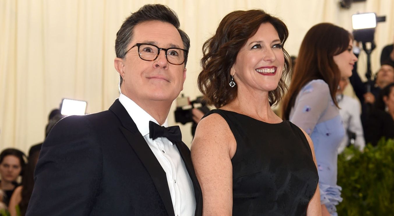 Stephen Colbert and Evelyn McGee