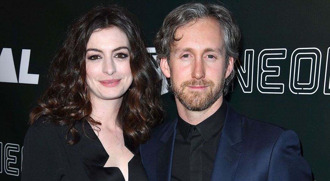 Anne Hathaway and Adam Shulman