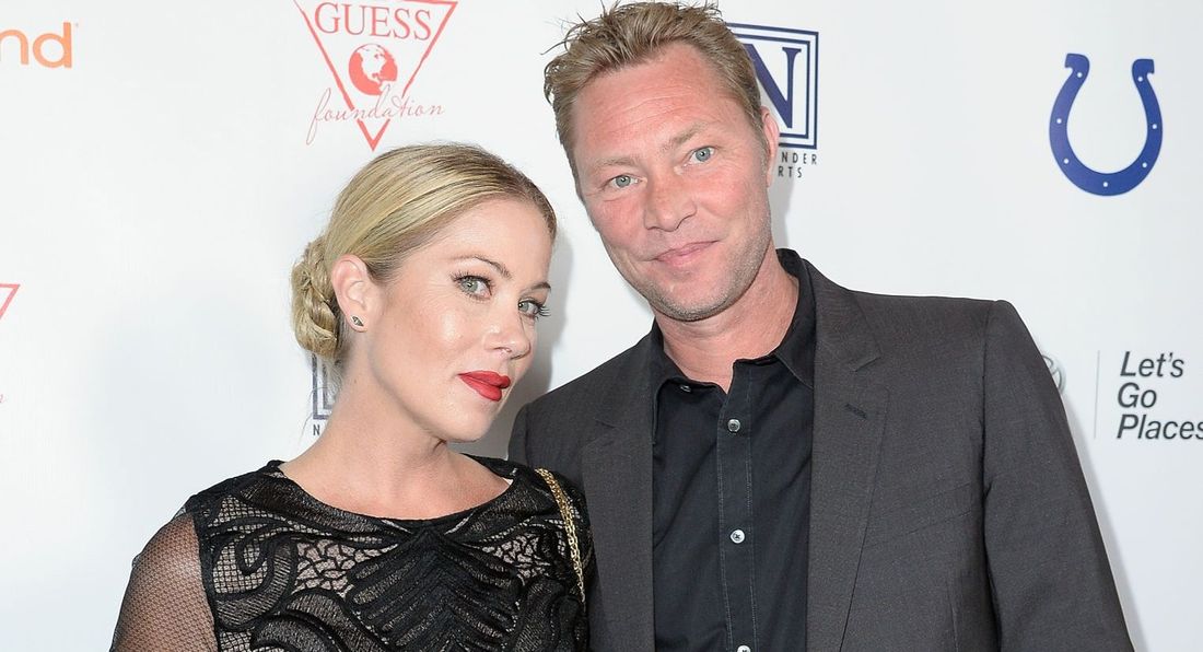 Christina Applegate and Martyn LeNoble