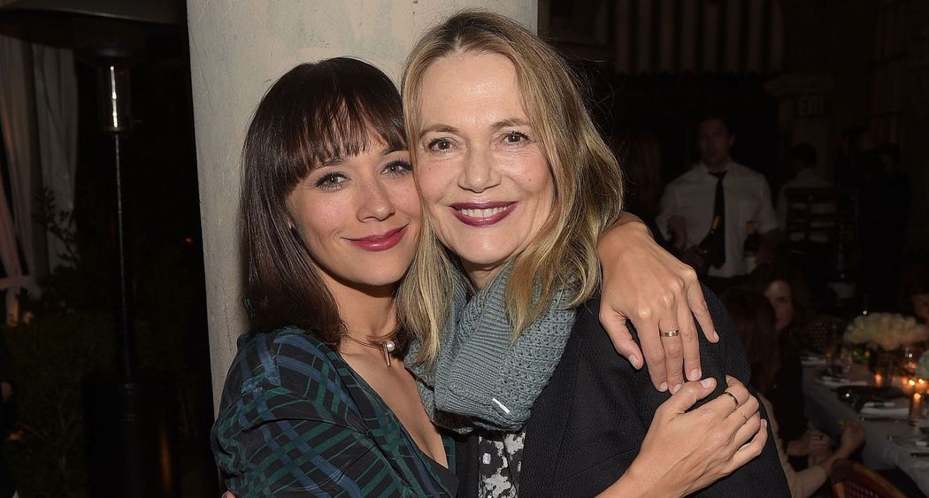 Rashida Jones and her mother