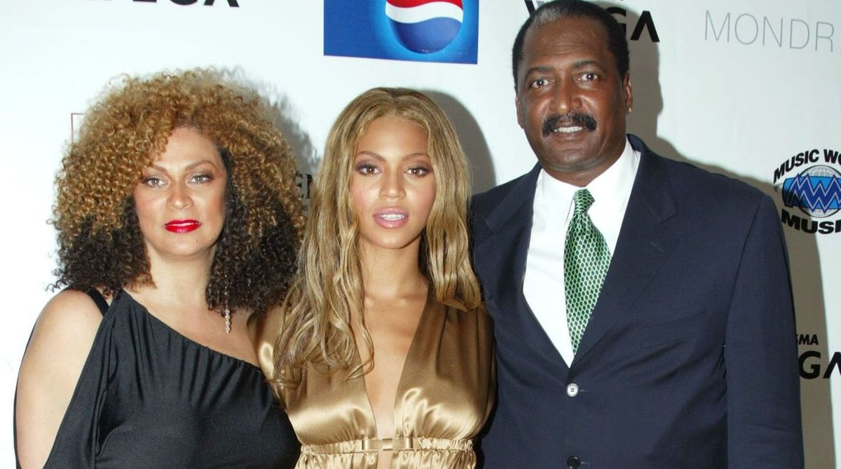 Tina, Beyonce and Matthew Knowles