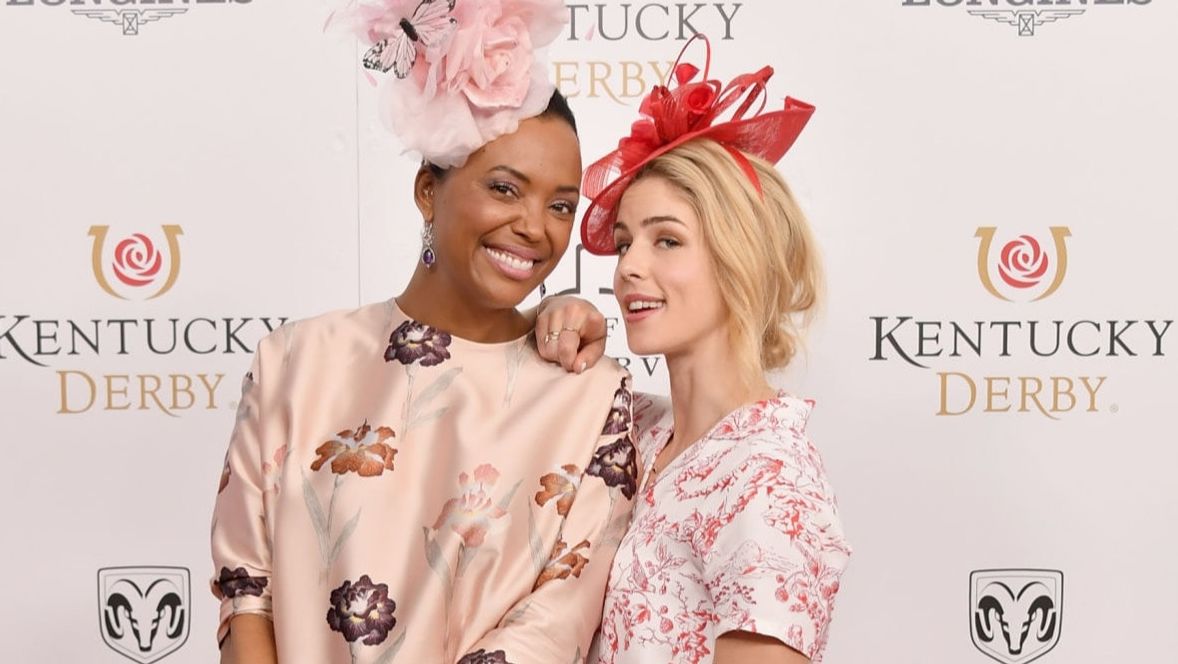 Aisha Tyler and Emily Bett