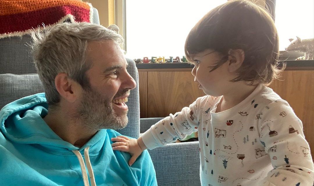 Andy Cohen and his son Benjamin