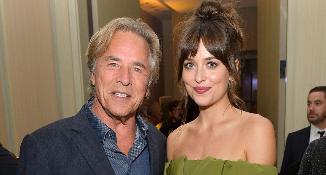 Don Johnson and Dakota Johnson