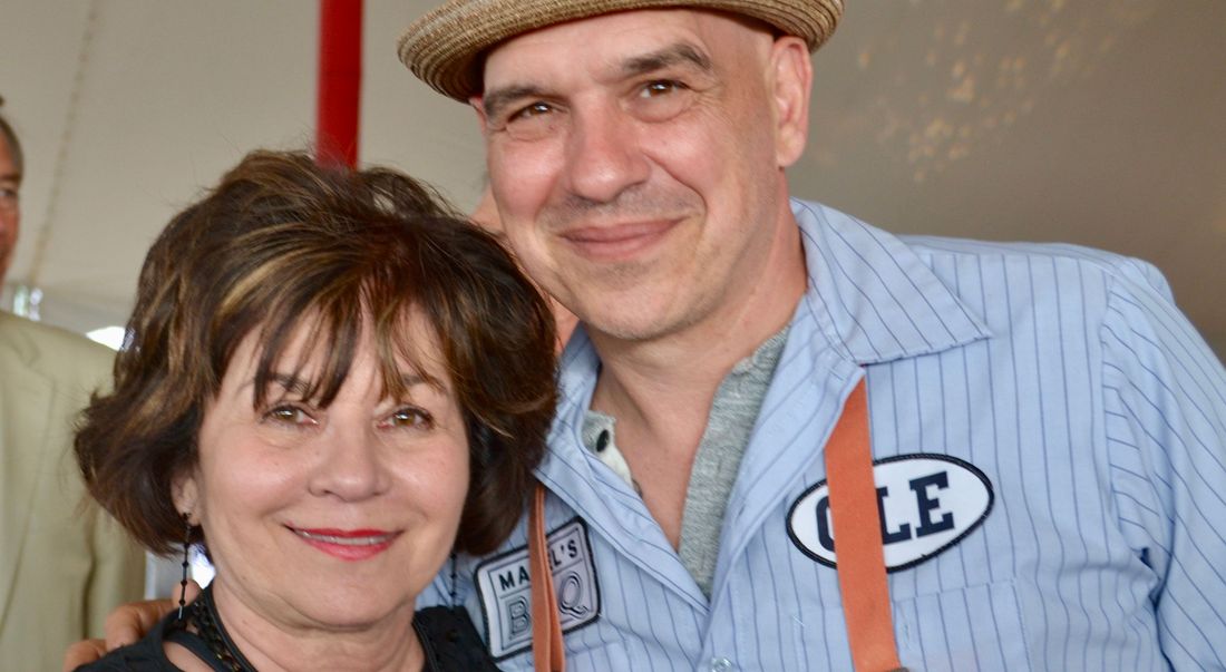 Michael Symon and his mom