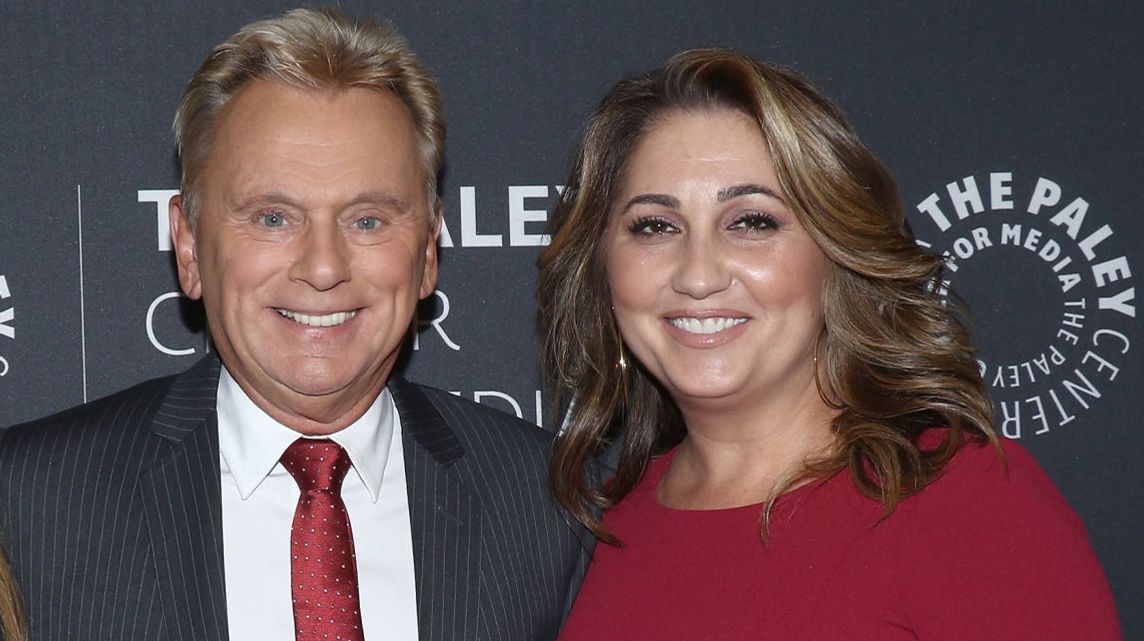 Pat Sajak and Lesly Brown