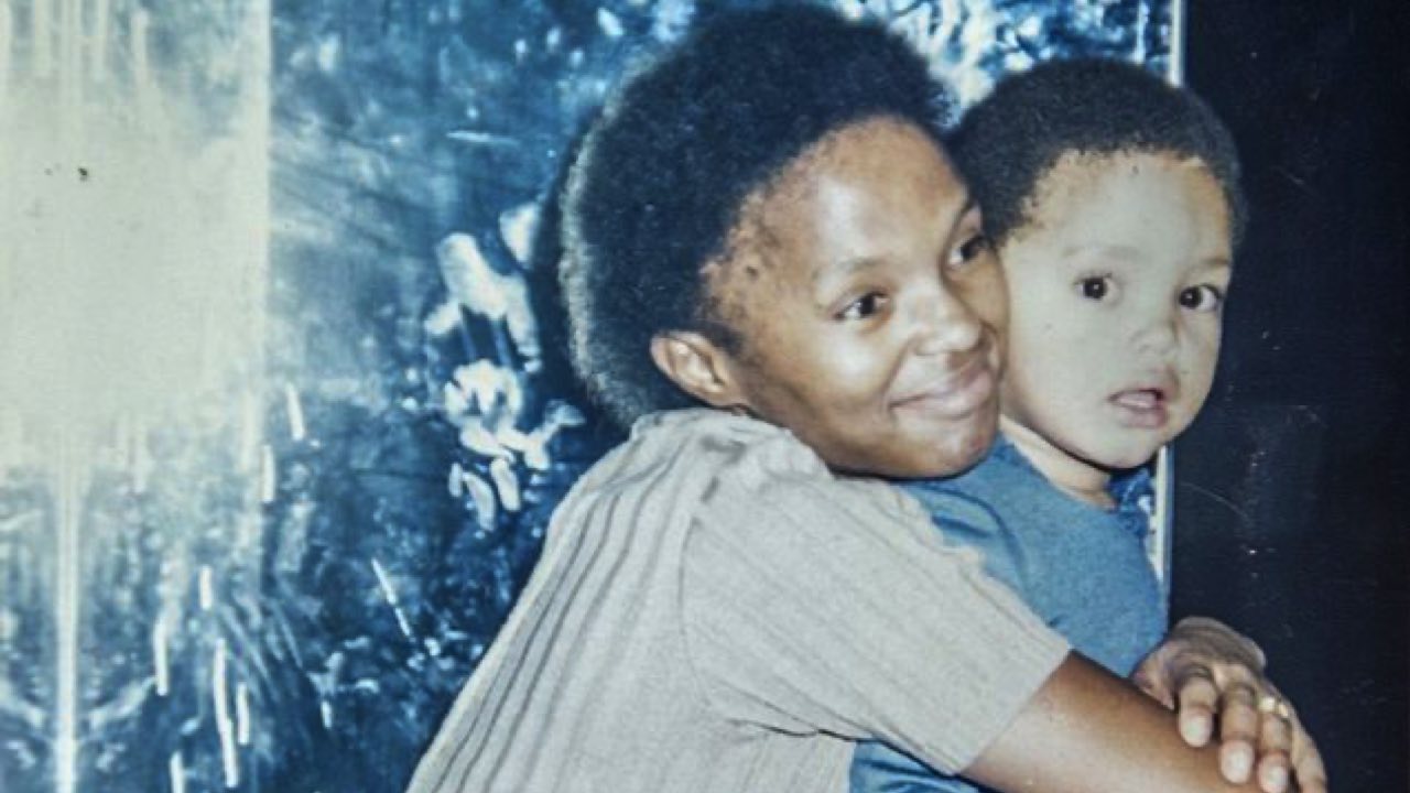 Trevor Noah with his mother Patricia