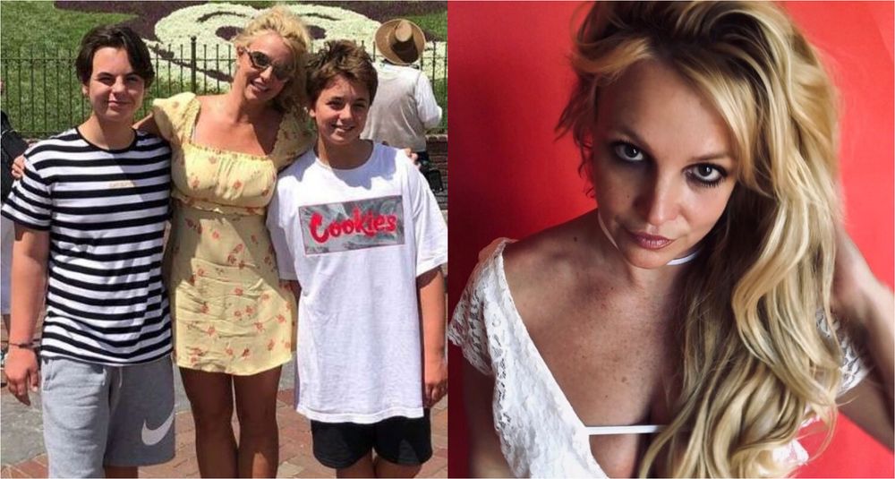 Britney Spears and sons
