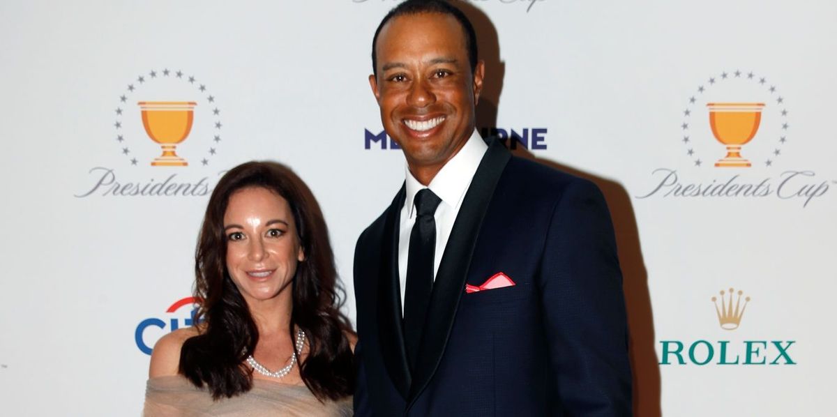 Erica Herman and Tiger Woods 