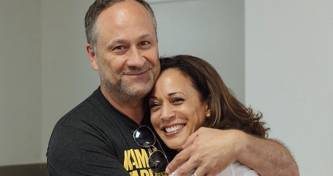 Douglas Emhoff and Kamala Harris