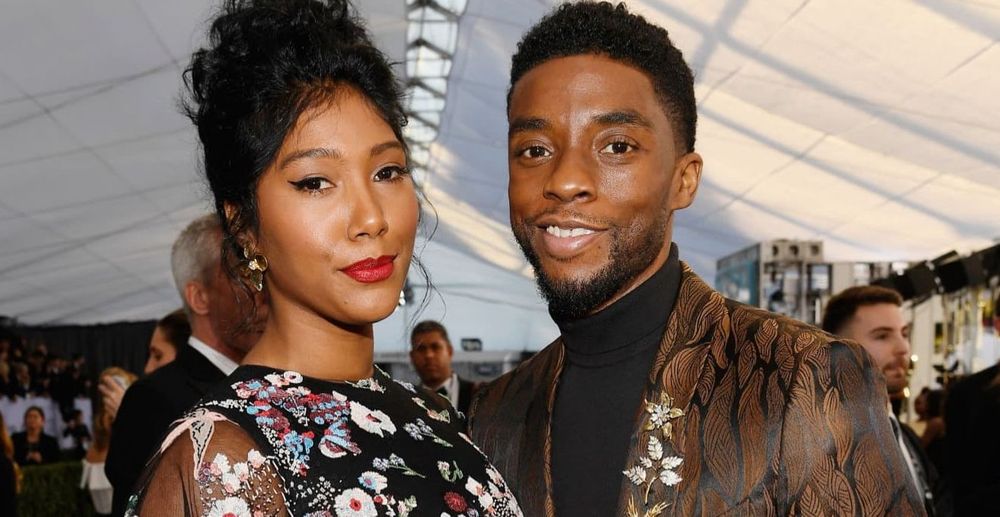 Taylor Simone and Chadwick Boseman 