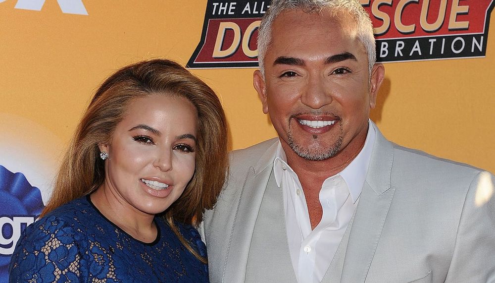 Cesar Millan and Jahira Dar