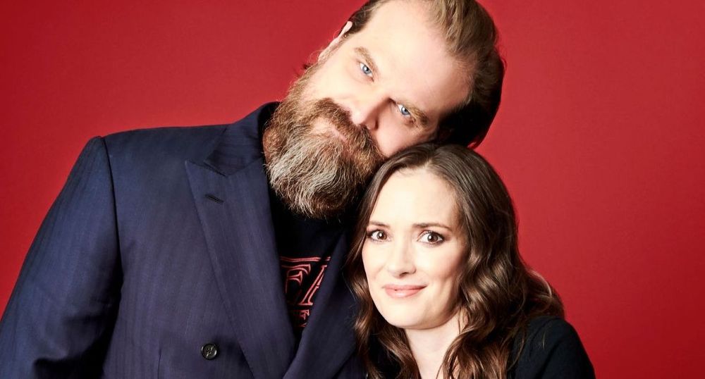 David Harbour and Winona Ryder