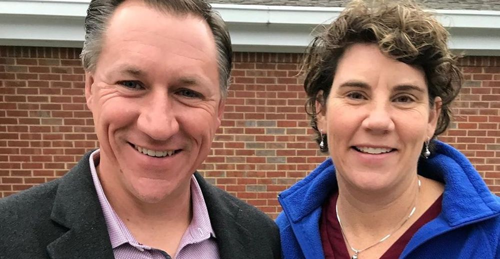 Erik Henderson And Amy McGrath 