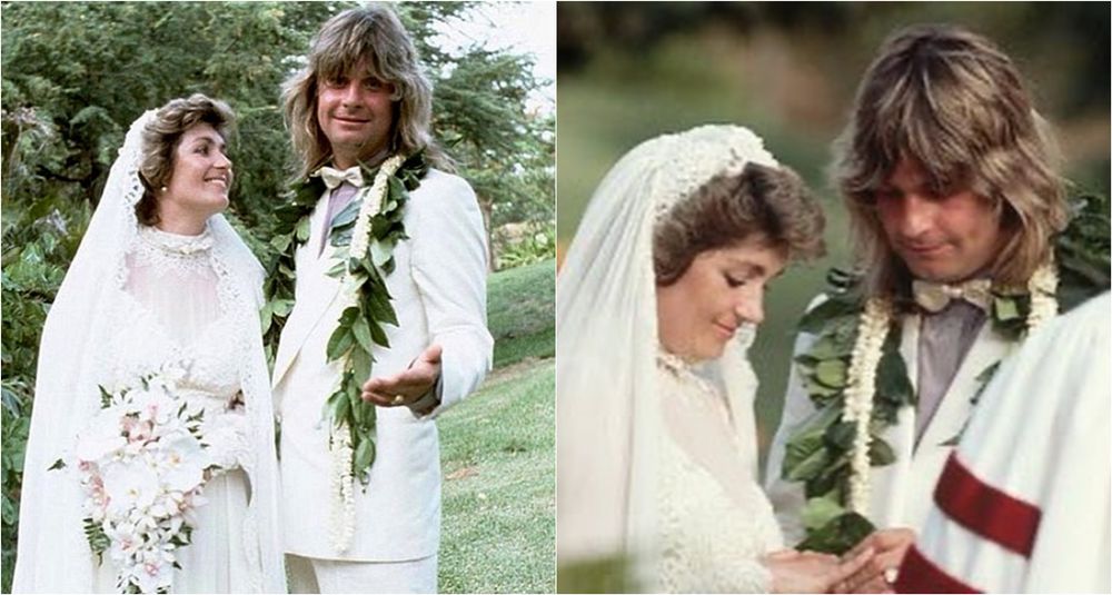 Ozzy Osbourne and Sharon Osbourne's wedding