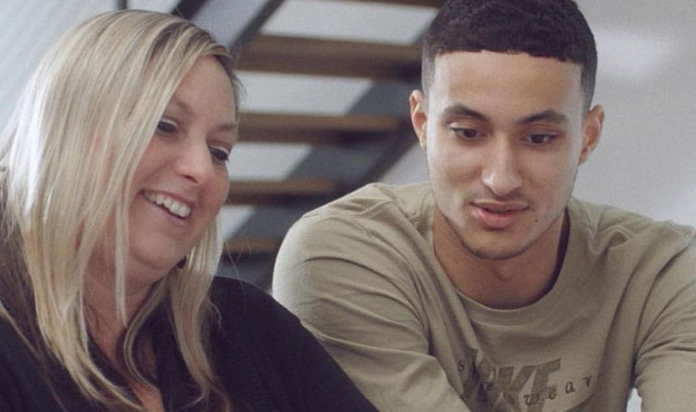  Kyle Kuzma And his Mother