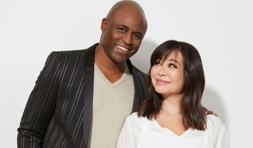 Wayne Brady and Mandie Taketa