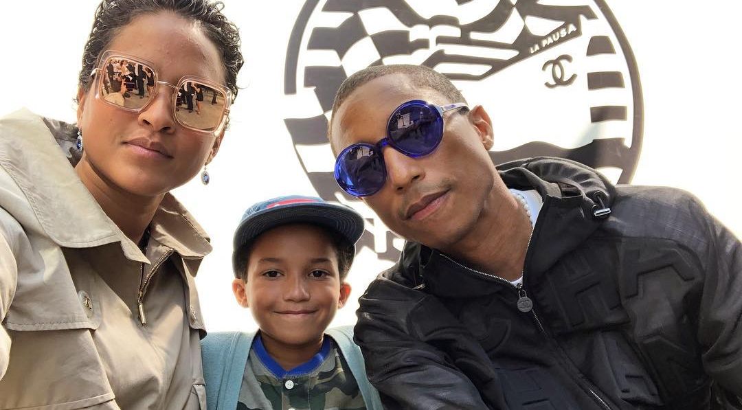 Pharrell Williams wife and son