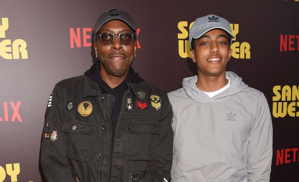 Arsenio Hall and his son