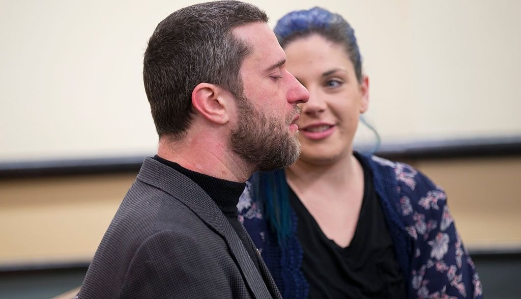  Dustin Diamond and Amanda Schutz