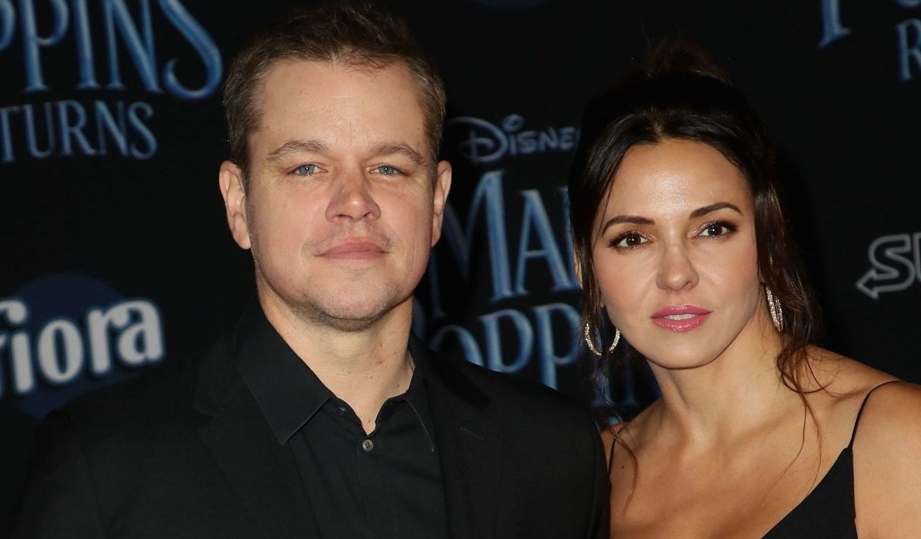 Matt Damon and Luciana Barroso