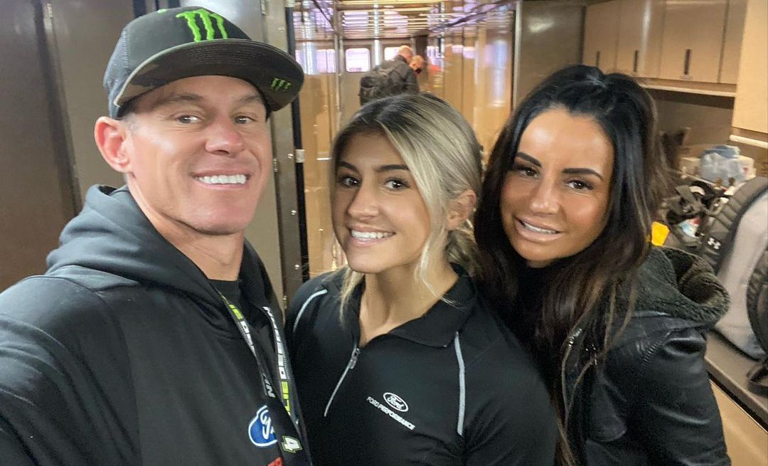 Hailie Deegan Family.