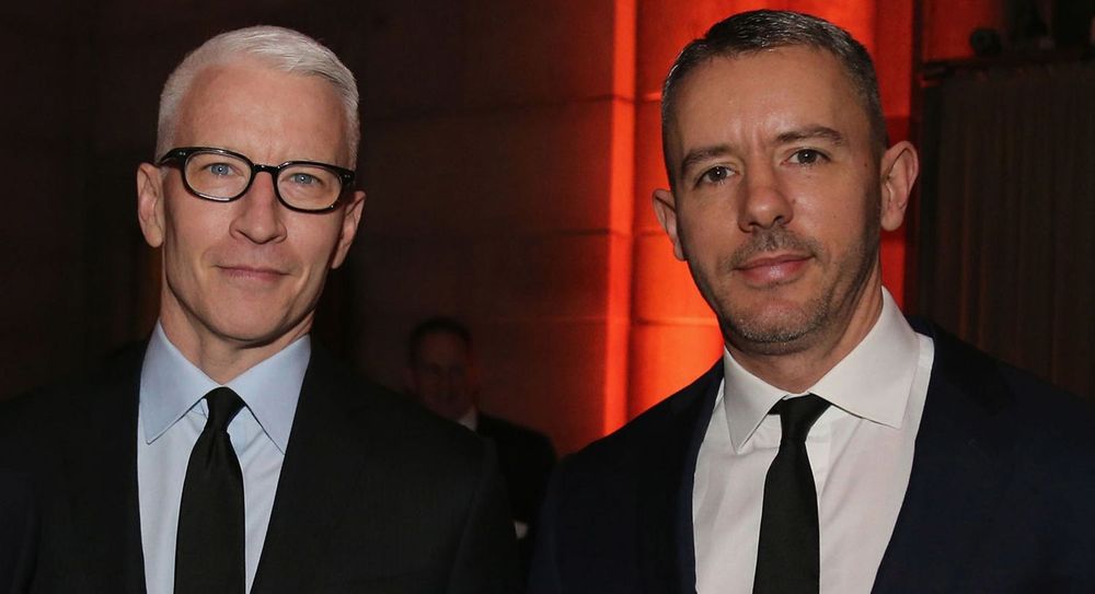 Anderson Cooper and Benjamin Maisani